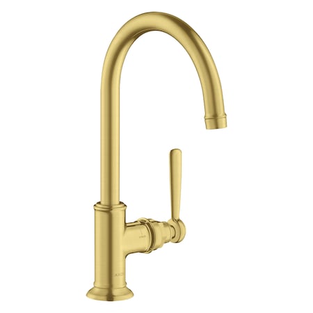 Axor Montreux Single-Hole Faucet 210, 1.2 GPM in Brushed Gold Optic 16518251