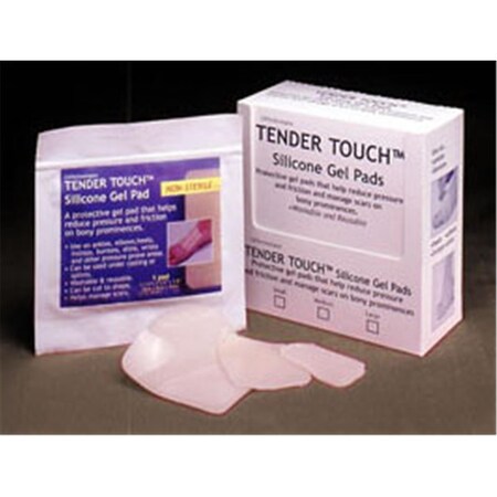 Nearly Me Tender Touch Silicone Gel Pad 3.5 X 3.5- 1 Piece-Bag- 12 Bags-Box 1600112