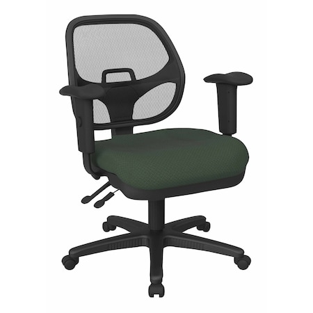 Office Star Products Ergonomic Task Chair with ProGrid Back, Interlinkg Laguna 29024-106