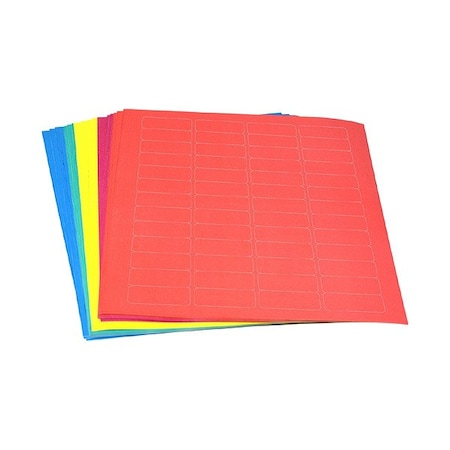 Zoro Select Cyro Label, Assorted, Polypropylene, PK20 GRAING-C133