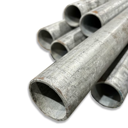 Online Metal Supply 1 in NPS, Schedule 10, (1.315 in OD), 7 inches, Galvanized Steel Pipe GLV10PIPEOD1.315W0.109L7.1