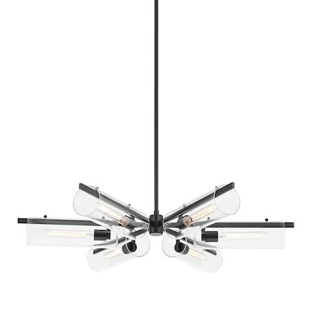 Mitzi Ariel 6 Light Chandelier 22 In. Soft Black H326806-SBK