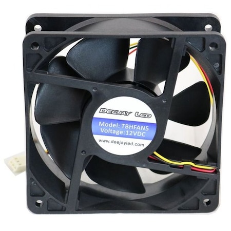 Deejay Led 5-in Car Amplifier or Computer Cooling Fan TBHFAN5