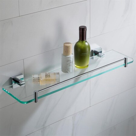 Doba-Bnt Ventus Bathroom Shelf, Chrome SA2105290