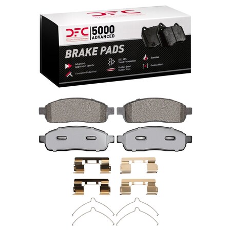 Dfc 5000 Advanced Disc Brake Pad Set,  1551-1011-01