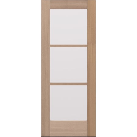Doornmore G103, 33.75" x 82" ( 32" Door) Right Hand, Mahogany SDL 3 Lite Exterior Door G103-SW-3280_1_RI