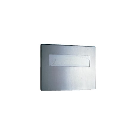 Gourmetgalley Contura Seat Cover Dispenser- Holds 250 Seat Covers- Satin Finish GO2437232
