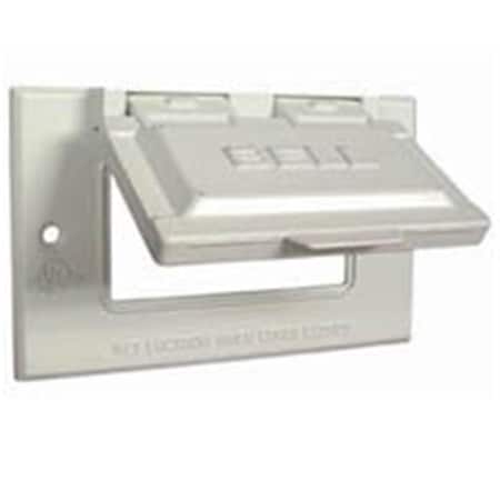 Bell Weatherproof 5101-6 Weatherproof Gfci Outlet Cover 1 Gang White 1897586