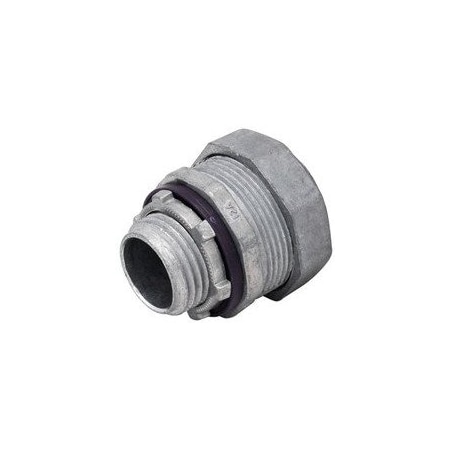 Southwire 1/2 in Insulated Straight Zinc Liquidtight Connector, 25PK LQA-1050-I