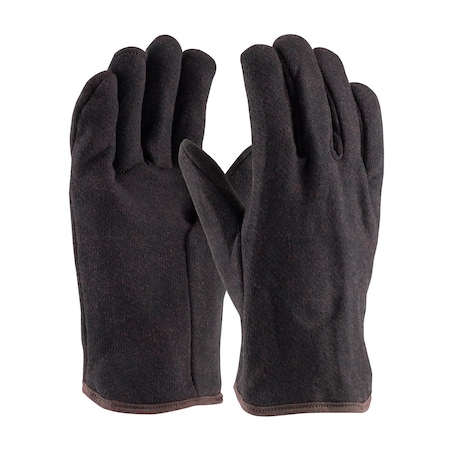 Pip Heavy Weight Cotton Jersey Glove with Red Fleece Lining, Open Cuff, 12PK 10915