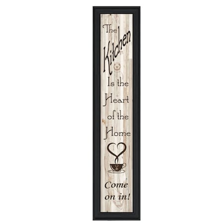 Homeroots Kitchen Is The Heart of The Home 8 Black Framed Print Kitchen Wall Art 405380
