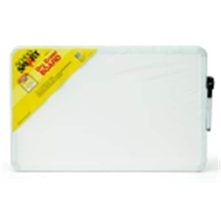 School Smart 11 x 17 in. Dry Erase Board- Black Frame- Horizontal And Vertical Mount 633746