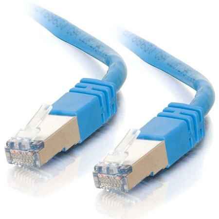 C2G 10FT CAT5E MOLDED STP CABLE-BLU 27256