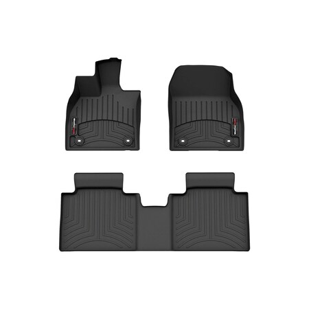 Weathertech Black, Front and Rear Floorliners 441823-1-2