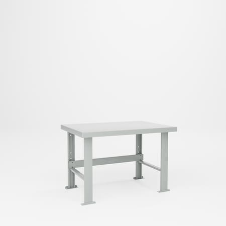 Pucel F Series Workbench, 48 in W x 34 in D x 32.5 in H, Gray F-3448