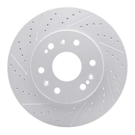 Dynamic Friction Co DFC Geoperformance Rotor - Drilled and Slotted 830-48050R
