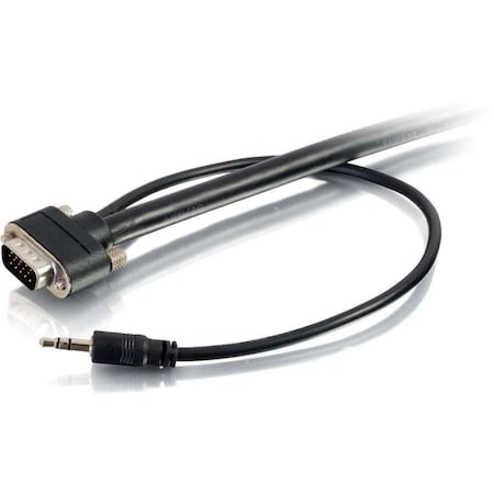 C2G 50ft VGA Video + 3.5mm AUX Stereo Audio Cable - In Wall CMG-Rated - M/M 50230