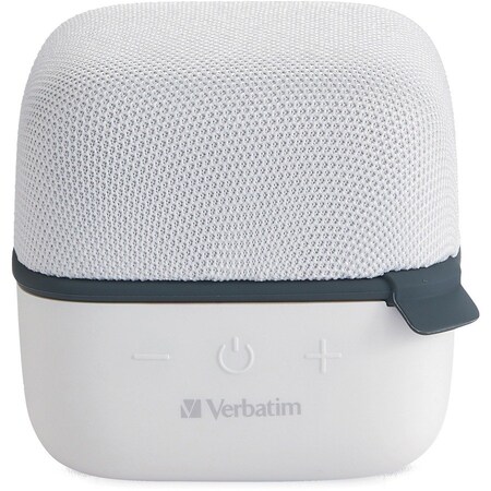 Verbatim Americas Verbatim Wireless Cube Bluetooth Speaker, White 70227