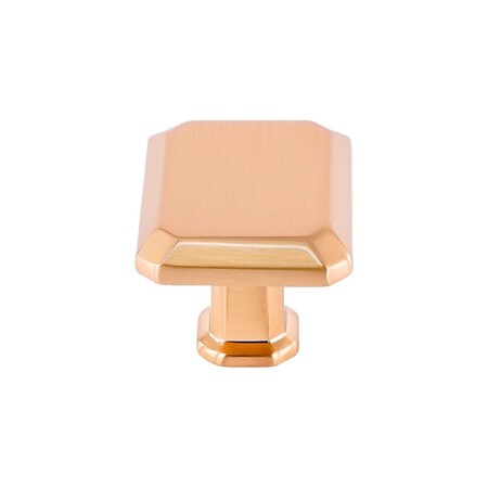 Pride Industrial 1-1/2in Rectangle Cabinet Knob Rose Gold Finish K92430RG