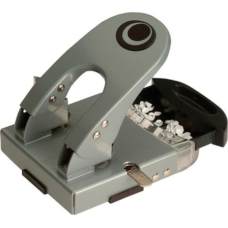 Officemate Two-Hole Paper Punch, Silver 90101