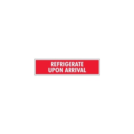 Bubblefast 2 x 8'' - ''Refrigerate Upon Arrival'' Labels BFDL1640