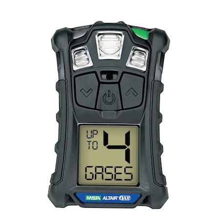Msa Safety ALTAIR 4XR Multi-Gas Detector, IP68, Audible, Vibrating, Visual, Monochrome, 1 day Battery Life 10178357