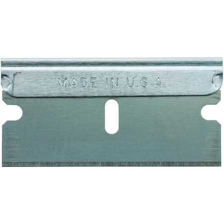 Stanley RAZOR BLADE, HIGH CARBON STEEL, SINGLE-EDGE BLADE, BLUNT POINT/STRAIGHT EDGE, 1 1/2 11-515