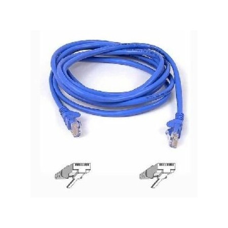 Belkin 6In Cat5E Patch Cable, Utp, Blue Pvc Jacket, 24Awg, T568B, 50 Micron, A3L791-06IN-BLU