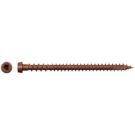 Simpson Strong-Tie Deck-Drive DCU Composite Collated Deck Screw, Cap Head, #10 Screw, 2-3/4 in OAL, 6-Lobe Drive, Quik- DCU234STN01