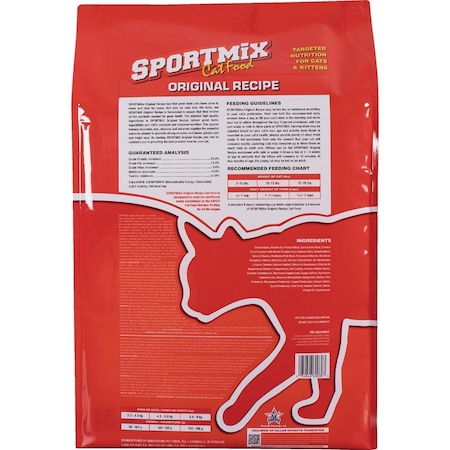 Sportmix 15 Lb. Original Recipe All Ages Dry Cat Food 348507