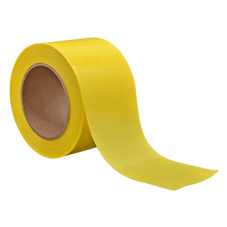Wod Tape Barricade Tape, Yellow, 3 inch Wide x Polyethylene, 3 mil WOD BRC-YNP-03000-36-200-YEL