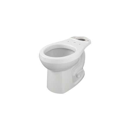 American Standard Colony 3 Series Standard Height Toilet Bowl, Round, 1.28 gpf Flush, 12 in Rough-In, White 3437D101.020