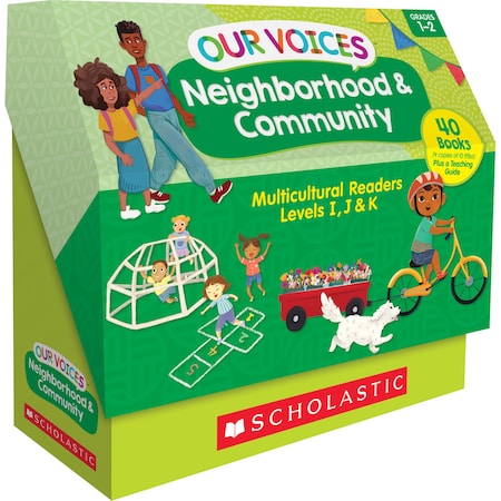 Scholastic Teaching Solutions Our Voices: Neighborhood & Community Multicultural Readers, Single-Copy Set, 10-Book Set 9781338837216