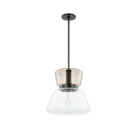 Mitzi Elodie 1 Light Pendant 15 In. True Bronze H910701L-TRB