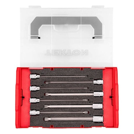 Tekton Socket Set, Steel, 10 1/4 in L SHB91705