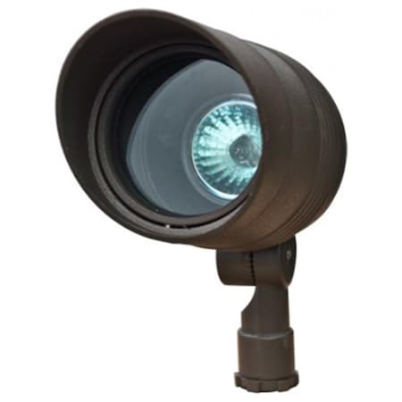 Feeltheglow 12V MR16 Hooded Deep Cone Spot Light, 20W - Bronze FE989117