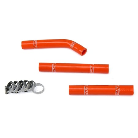 Hps Performance High Temp Reinforced Silicone Radiator Coolant Hose Kit, Orange,  57-1354-ORG