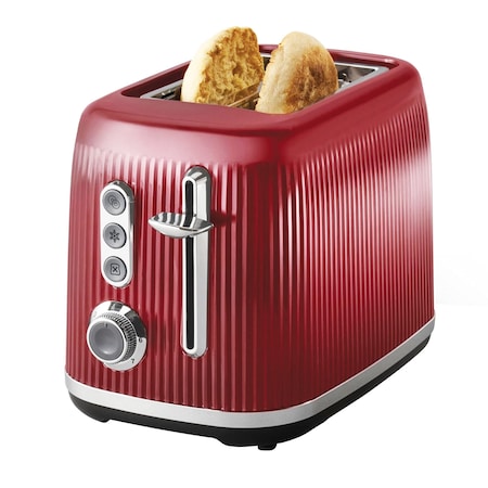 Oster Retro 2 Slice Toaster with Extra Wide Slots in Red 2161512