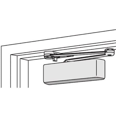 Lcn CLOSER SIZE 1-5 TBSRT4111 CUSH LH ALUM 4111 CUSH LH ALUM
