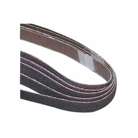 Norton Co Metalite File Belts, 1/2 in x 12 in, 80, Aluminum Oxide, 50PK 547-78072727554