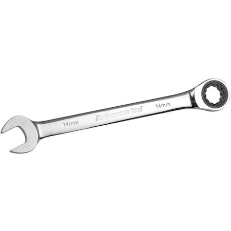 Performance Tool 14 mm Metric 100-Tooth Ratcheting Wrench W30354