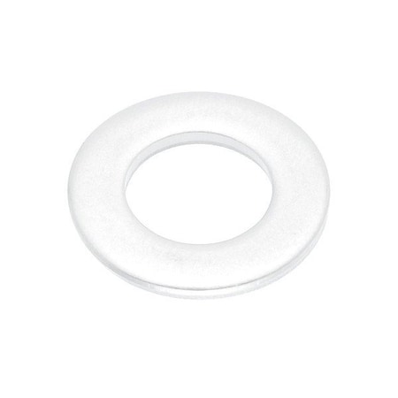 Zoro Select Flat Washer, For Screw Size M12 , PTFE Not Applicable Finish, 10 PK WASBM12NPTFE