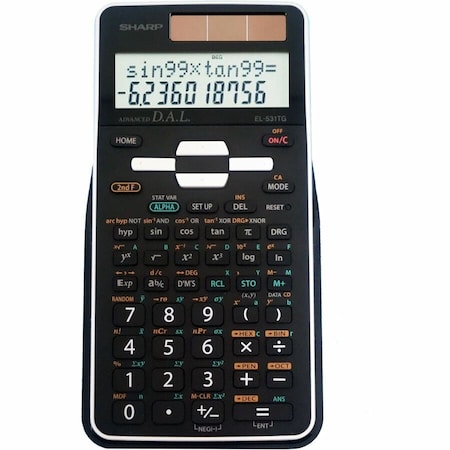 Sharp Black 12 digit Scientific Calculator EL531TGBBW