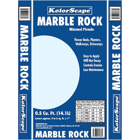 Kolorscape 0.5 Cu. ' Decorative Landscape Marble Rock 40200450