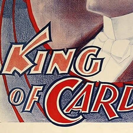Homeroots 11" X 14" Houdini King Of Cards Vintage Magic Poster Wall Art 393342