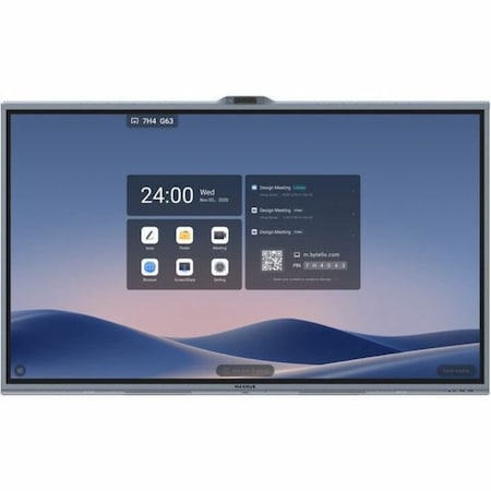 Maxhub XBoard V7 Series 86IN, 4K Flat Panel UHD Display, Triple Cameras, Mics, Spkrs, Wall Mount (M V8650