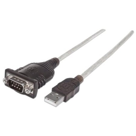 Manhattan USB TO SERIAL CONVERTER CONNECTS 1 SERIAL DEVICES TO USB 151856