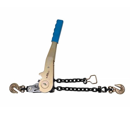 Mytee Products 1/4 in - 5/16 in Easy Ratchet Chain Binder w/ Grab Hooks & 2500 lbs WLL Load Binder CB-AEZ14