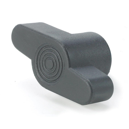 Morton Black Thermoplastic T-Knob, M8 X 1.25 Thread, 24 mm Overall Height 374508