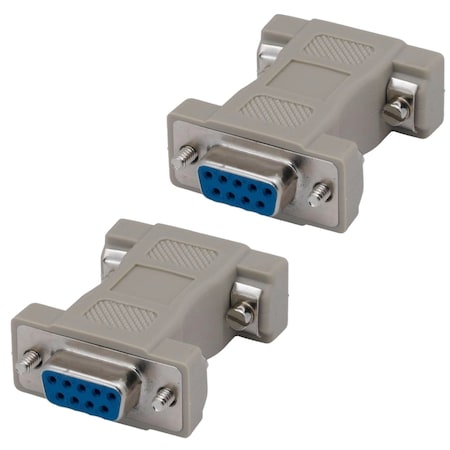 Sanoxy DB9 Female to Female Molded Gender Changer 2-Pack SNX-CBL-LDR-DB205-0400